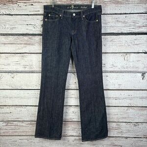 7‎ for all Mankind Bootcut Jeans Size 29 Inseam 33” Low Rise Dark Wash in EUC!